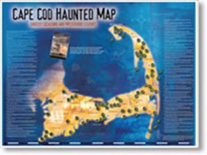 Cape Cod Haunted Map. A collection of fabled haunted Cape Cod locations with tales of ghosts, witches, serpents, phantom pirates, indigenous spirits and other folkloric characters..